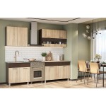 Готовая кухня Босфор 2.0 м, Дуб венге, Дуб сонома