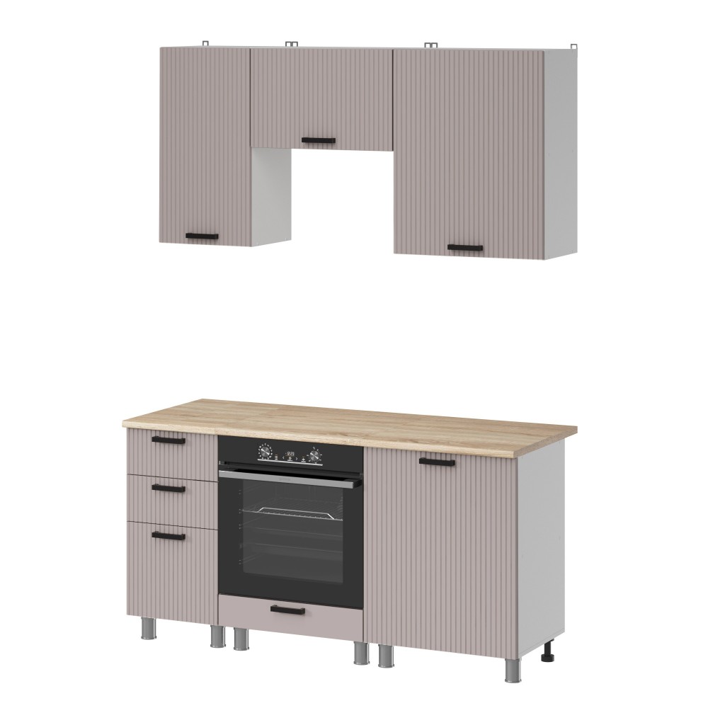 МК Аленушка 1,6м в.7 Лотос Кашемир,скоба антрацит,сонома