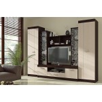 Гостиная Атлантида 4, Дуб беленый, Венге