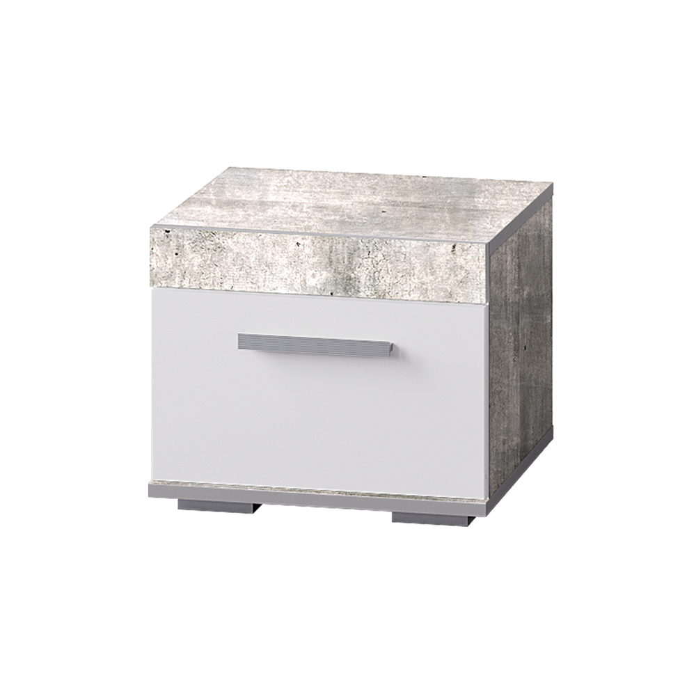 Тумба Инстайл ТБ-23, Бетон, Белый