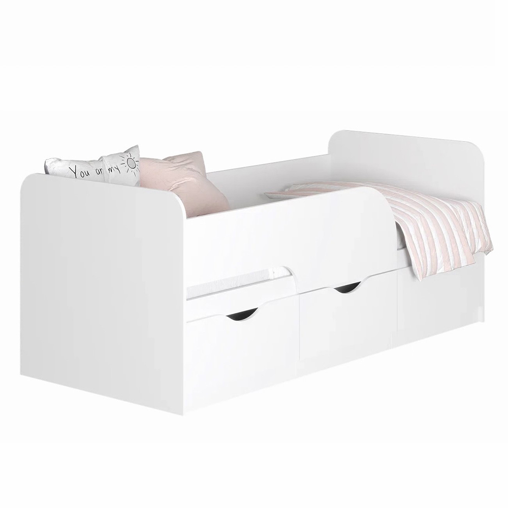 Кровать детская 80х186 Стандарт КР-22, белый