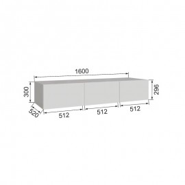 Антресоль Альта 1,6 (300) без зеркала