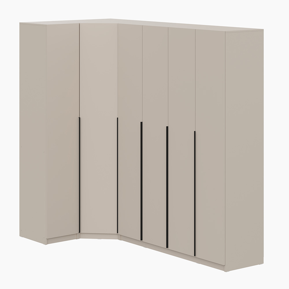 Шкаф с наполнением (14 полок + 2 штанги) ШК 5, Меланж