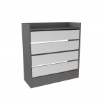 Обувница Ямайка ЯПТ-3, Графит серый, Камень серый