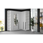 Мадрид Гардеробная система угловая 145/90/65,Графит