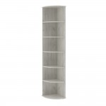 Стеллаж угловой Ева, Дуб крафт белый