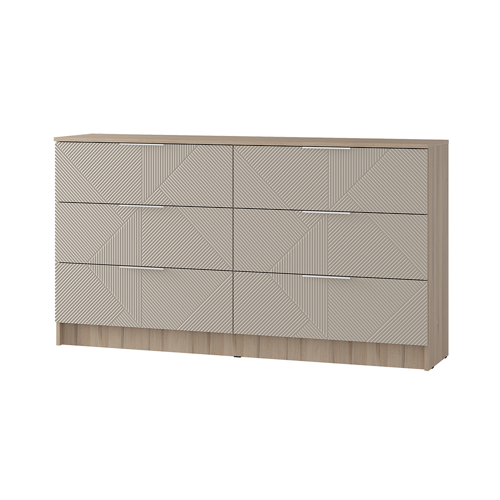 Комод Эмилия КМ-04, Дуб смоки, Айриш