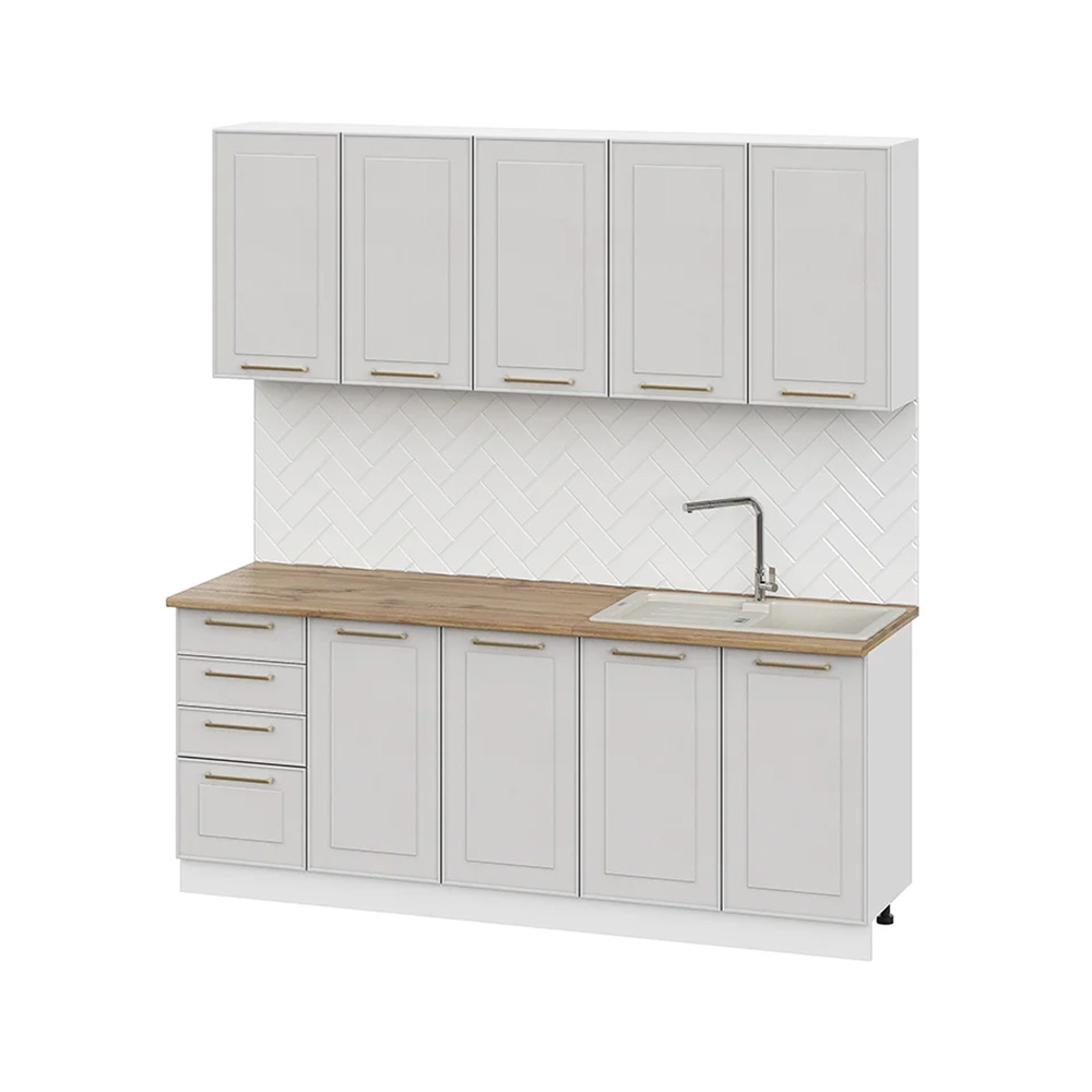 Кухня Милена 2,0м, Белый