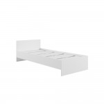 Кровать с основанием ДСП Мадера М900, Белый