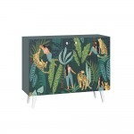 Комод Либера 16.230.01, Бензин, Белый шагрень