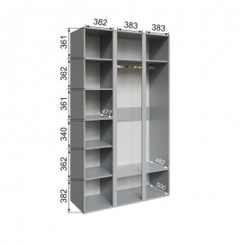 Шкаф Альта 1,3 без зеркала