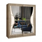 Шкаф-купе Элегант №1 2,0 м, Ясень шимо темный