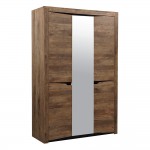 Шкаф трехдверный Лючия 33.02, Кейптаун, Венге